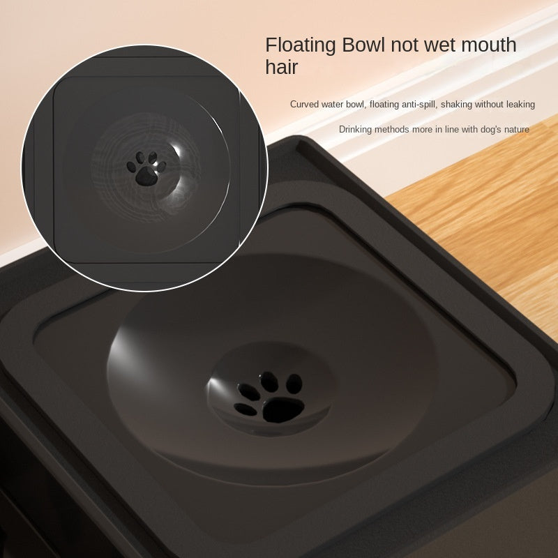 Adjustable Dog Feeder with Double Bowls