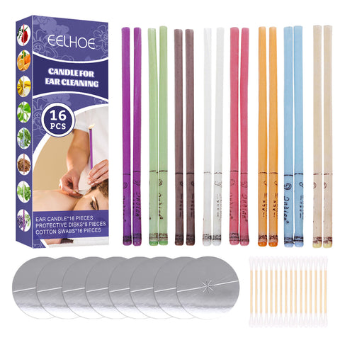 Aromatherapy Ear Candle Suit Cleaning Earwax Relaxation