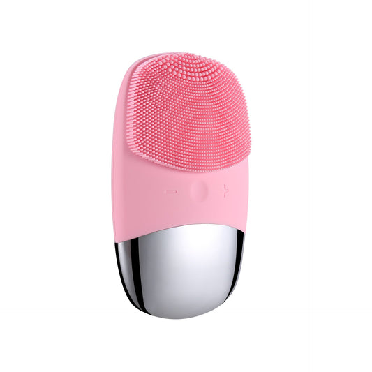 Mini Silicone Electric Face Cleansing Brush – Cleanser & Skin Massager