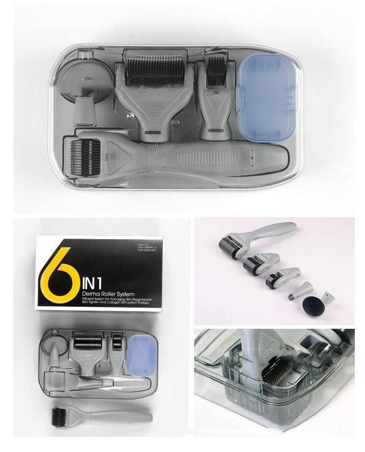 DermaKit 6-in-1 Derma Roller Kit Facial Microneedling Facial Skin Care