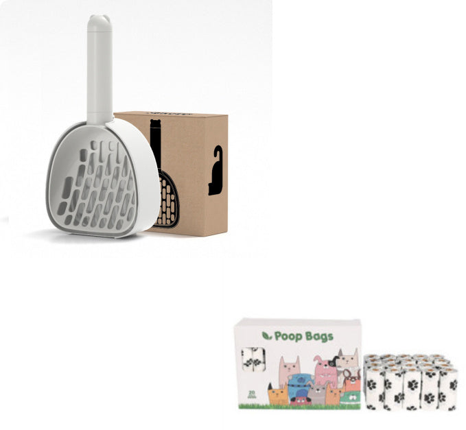 Cat Litter Scoop with Base