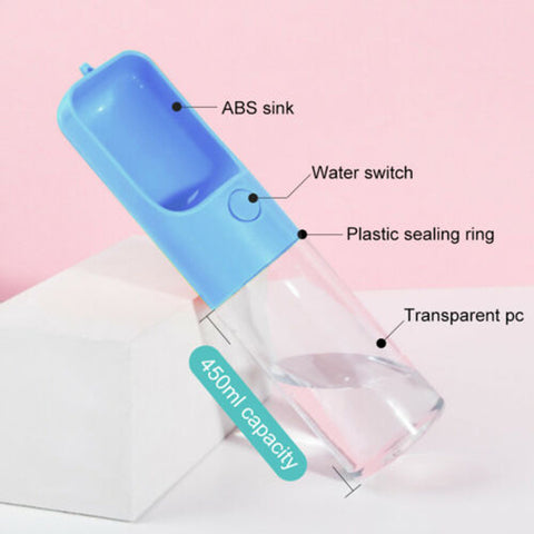 Portable pet drinking fountain