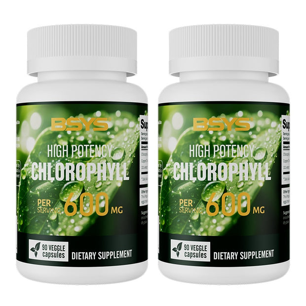 BSYS Chlorophyll Capsules  Fat Metabolism Support Aid Blood Purification & Detox Boost  Digestive Health & Constipation Relief Helper  Immune System Enhancement  Daily Detox & Wellness Supplemen