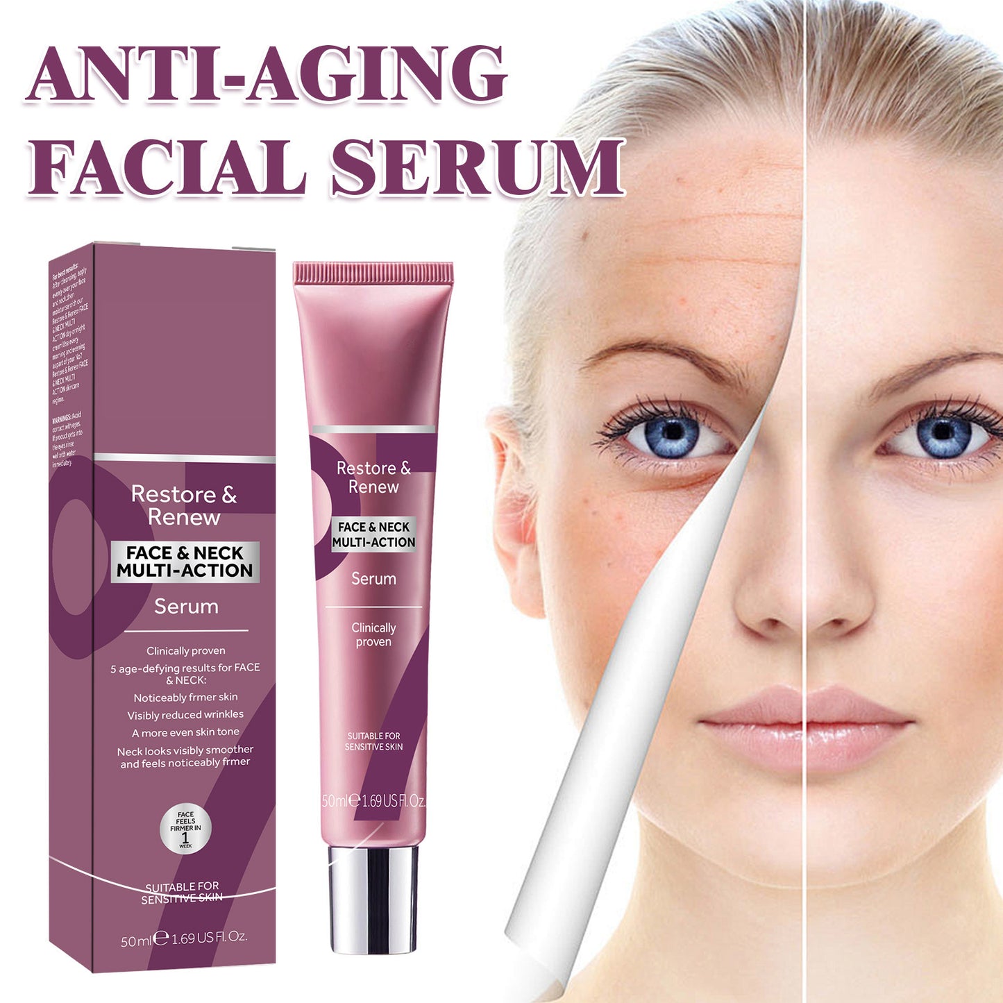 Facial Anti-Wrinkle Anti-aging Care Solution