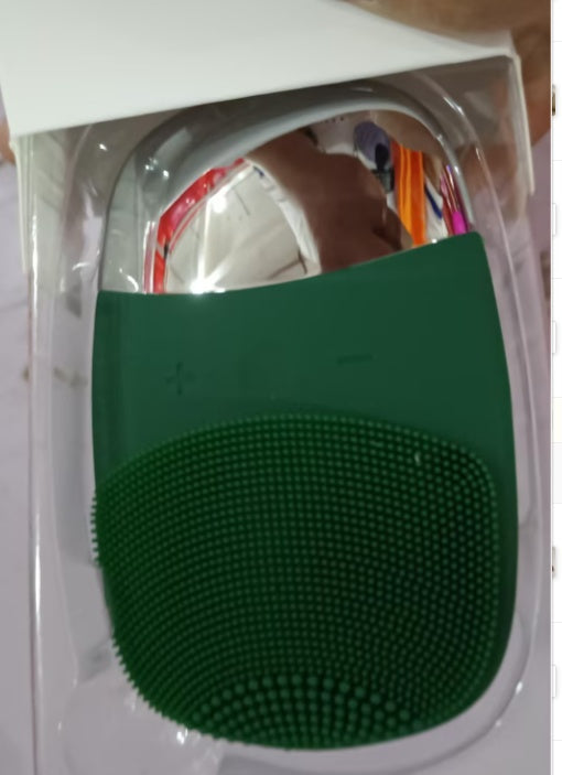 Mini Silicone Electric Face Cleansing Brush – Cleanser & Skin Massager