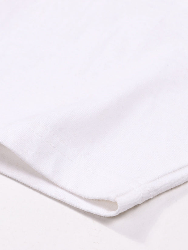 Wellness Sporty&Rich Creativity Letter Female Cotton Tee Clo