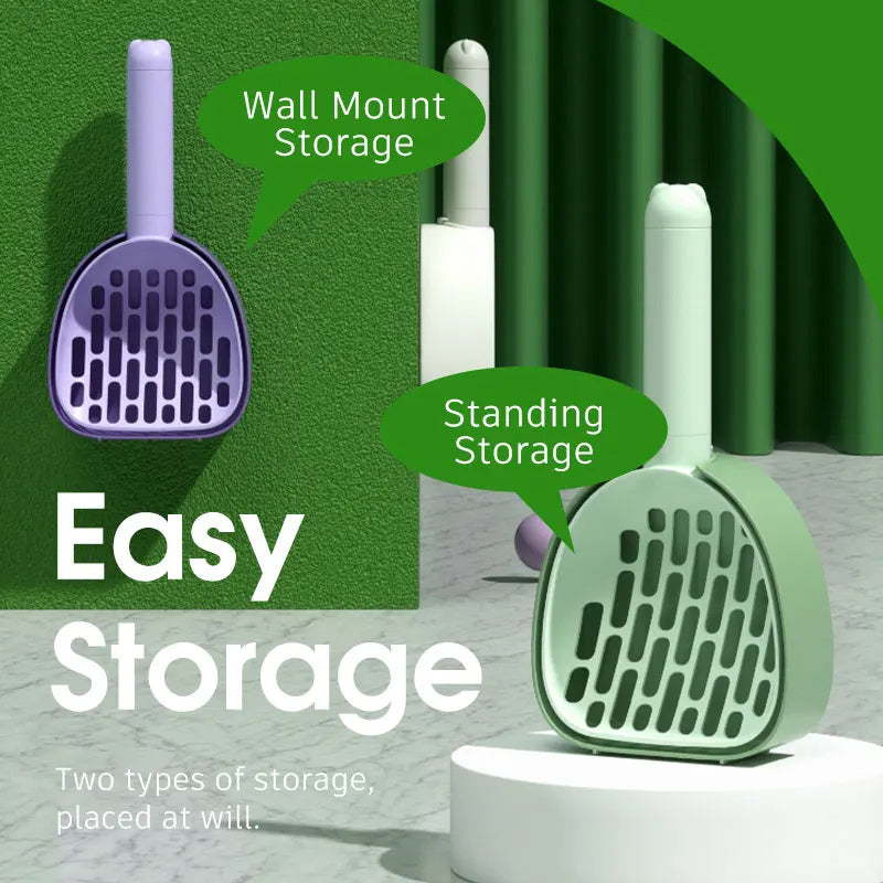 Cat Litter Scoop with Base