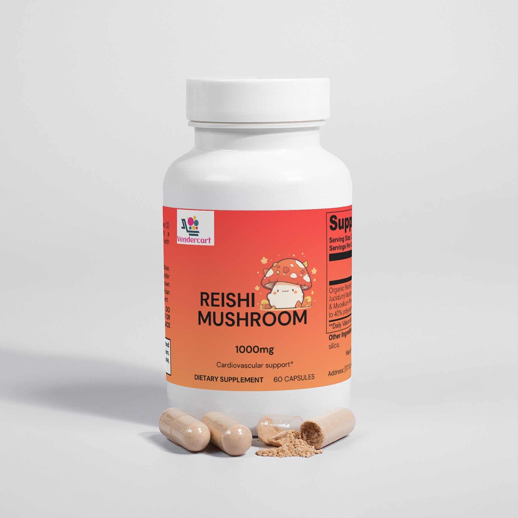 Reishi Mushroom Immune Support, Stress Relief & Wellness