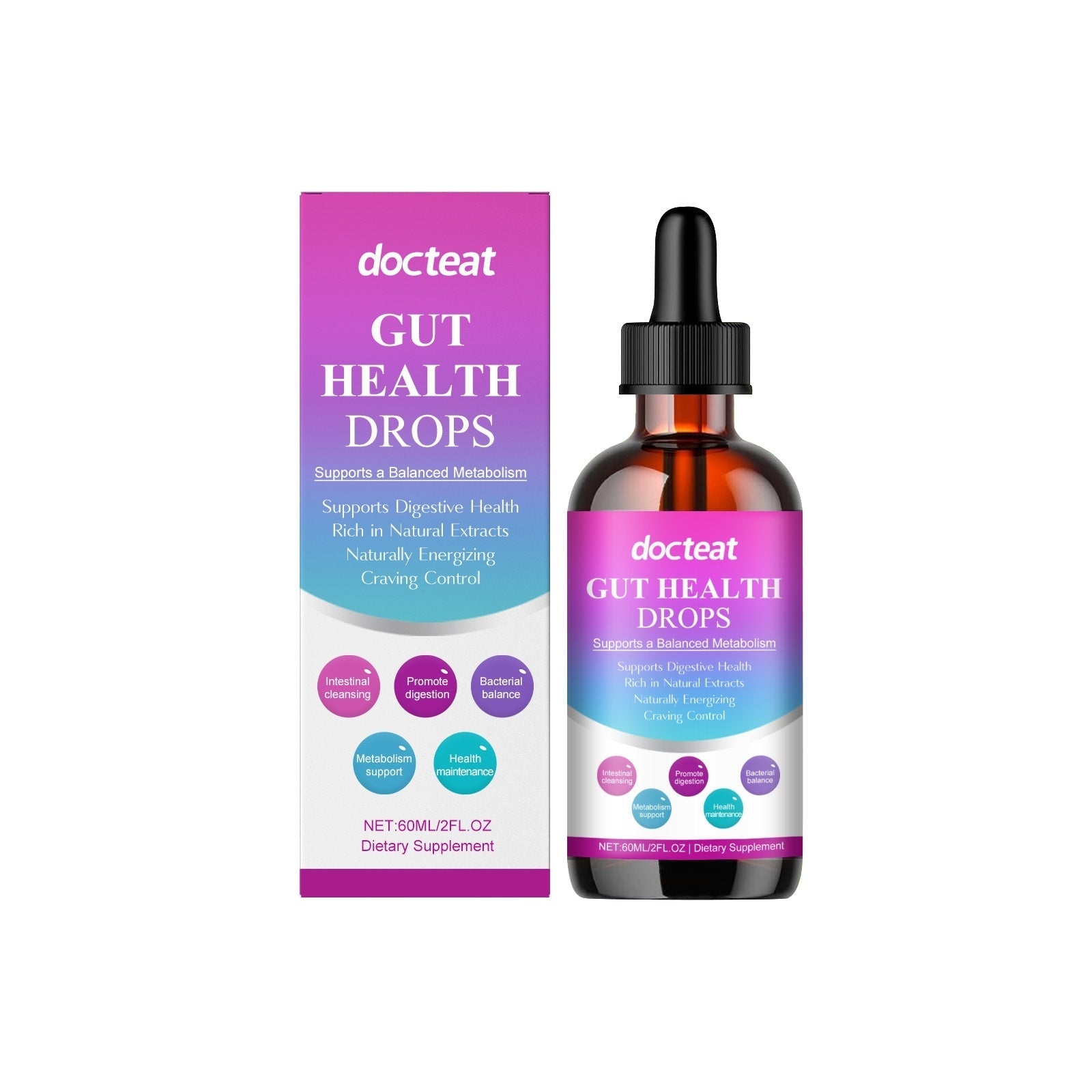 Gut Detoxification Health Drops – Daily Wellness Formula
