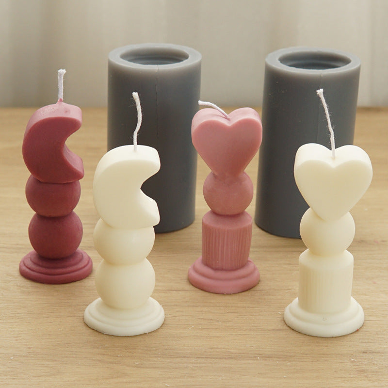 Aromatherapy Candle Aromatherapy Gypsum Silicone Mold