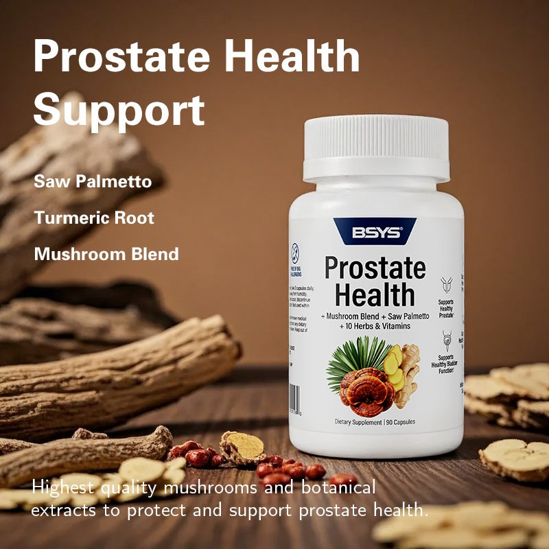 Prostate Health Capsules Urinary + Antioxidant Protection BSYS